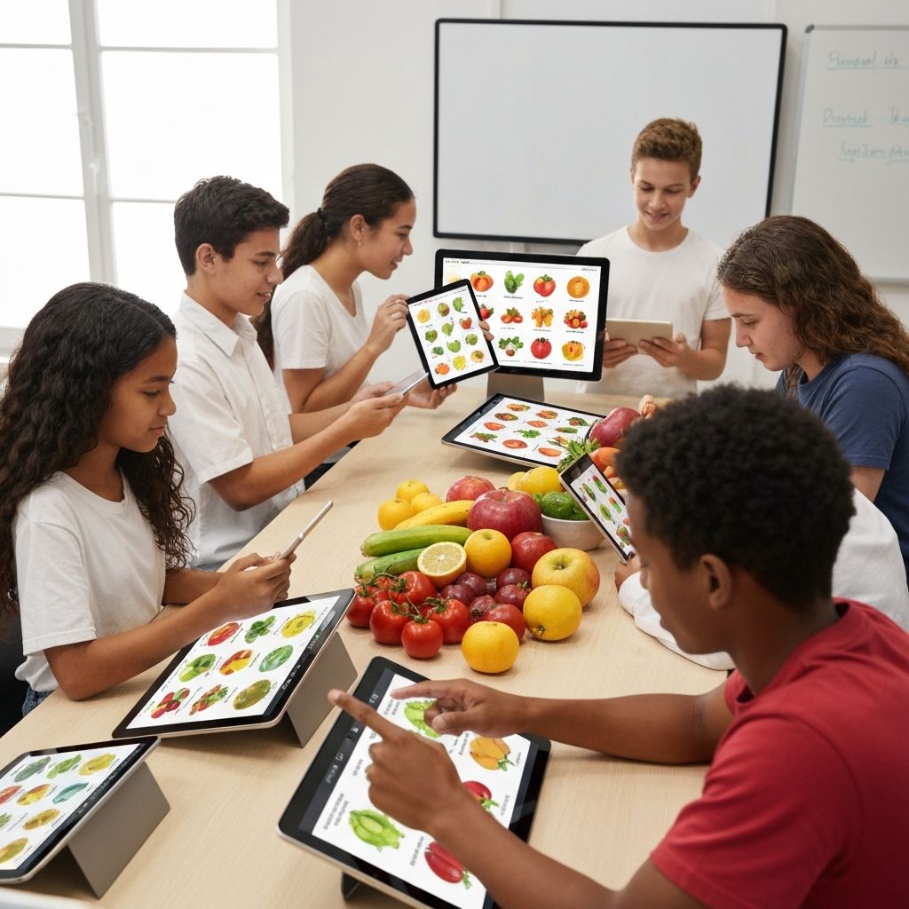 Educational nutrition platform concept